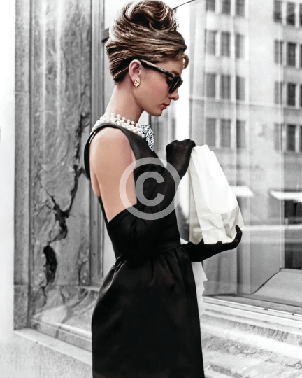 Audrey Hepburn Breakfast At Tiffanys Iconic Shot