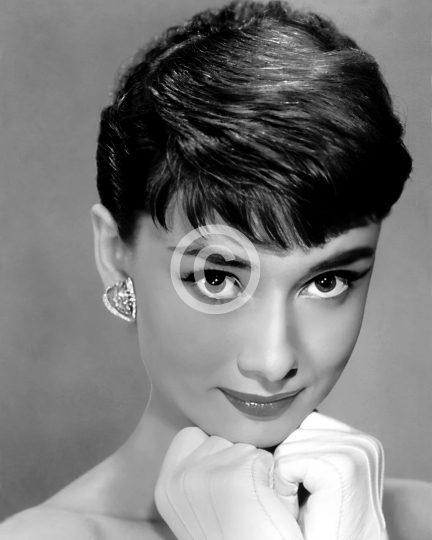 Audrey Hepburn classic portrait c. 1950s