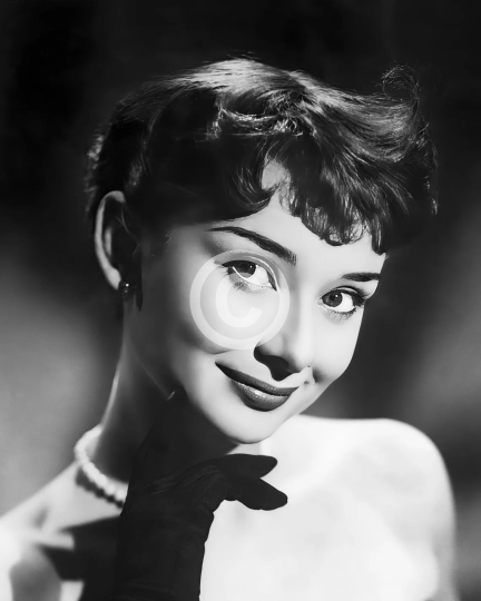 Audrey Hepburn studio portrait c. 1951