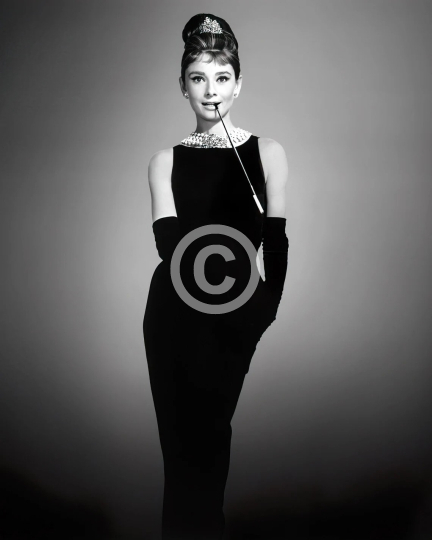 Audrey Hepburn studio portrait for Breakfast At Tiffanys 1961
