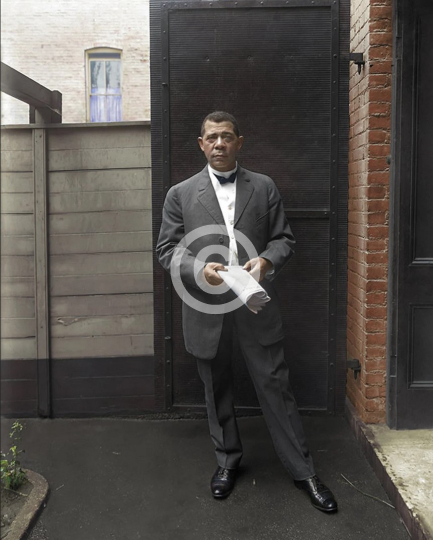 Booker T. Washington in New York circa 1900