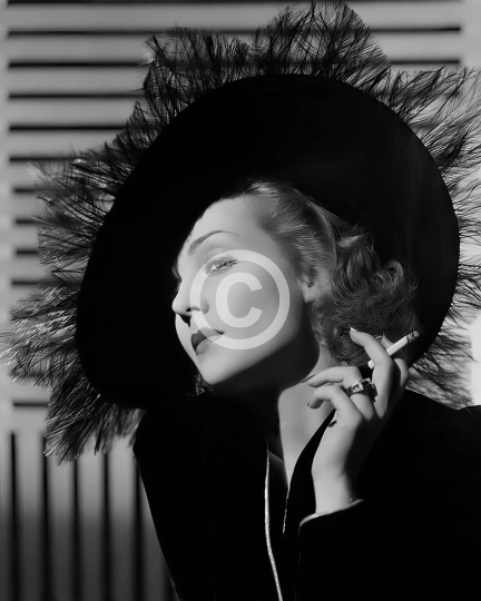 Carole Lombard fashion photo c. late 1930s