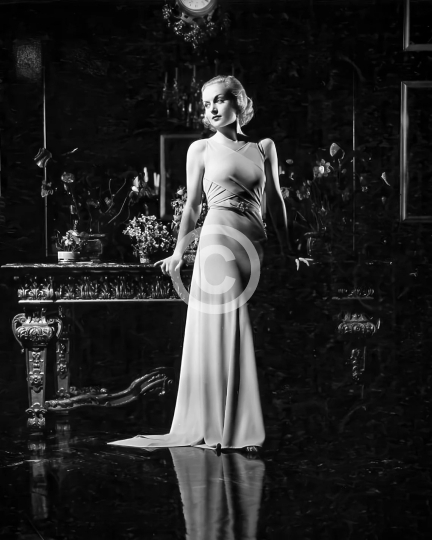 Carole Lombard glamourfashion photo c. 1940s