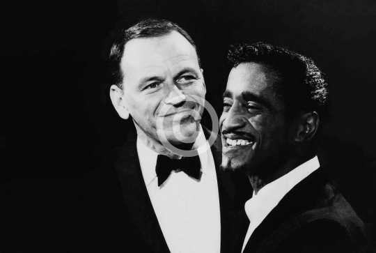 Frank Sinatra And Sammy Davis Jr. Smiling