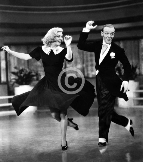 Fred Astaire And Ginger Rogers In Swing Time
