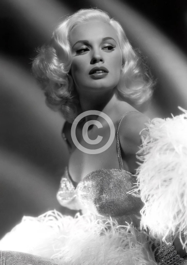 Mamie Van Doren glamour photo c. 1950s