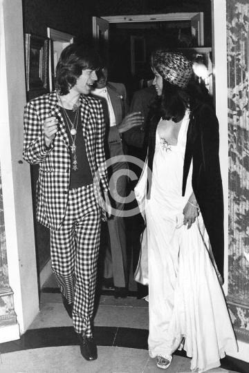 Mick Jagger And Bianca In Paris
