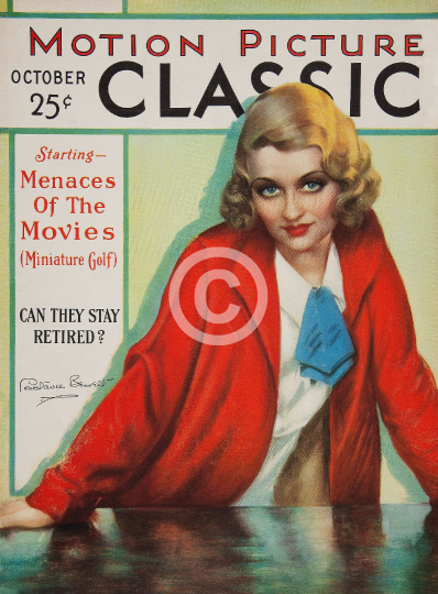 Motion Picture Classic Cover Poster (1930)