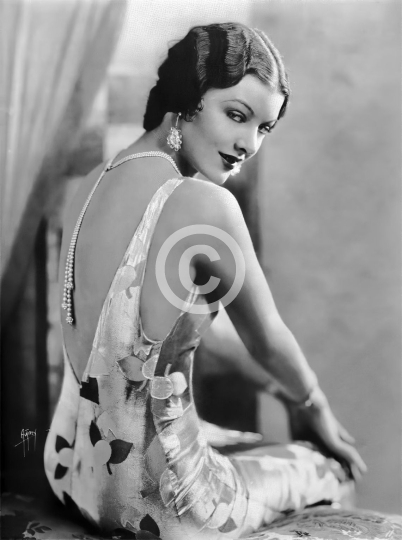 Myrna Loy, classic publicity photo ca. 1930s