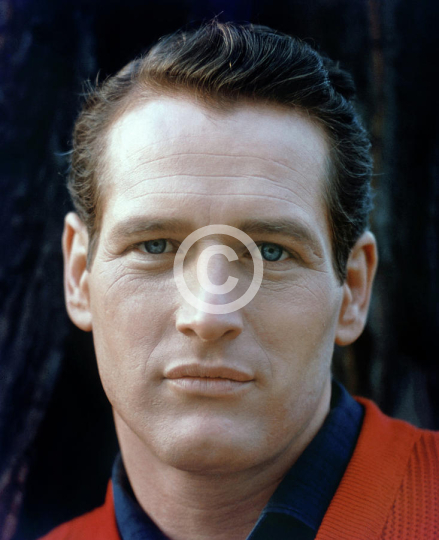 Paul Newman Closeup In Stunning Color