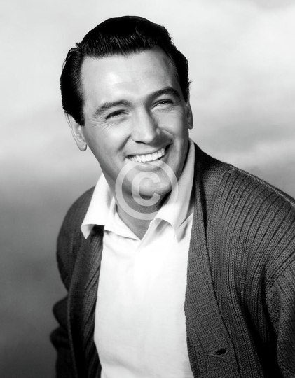 Rock Hudson Big Smile In The Studio