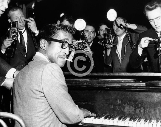 Sammy Davis Jr. With Paparazzi