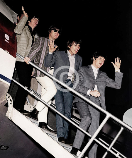 The Beatles Arriving In Las Vegas
